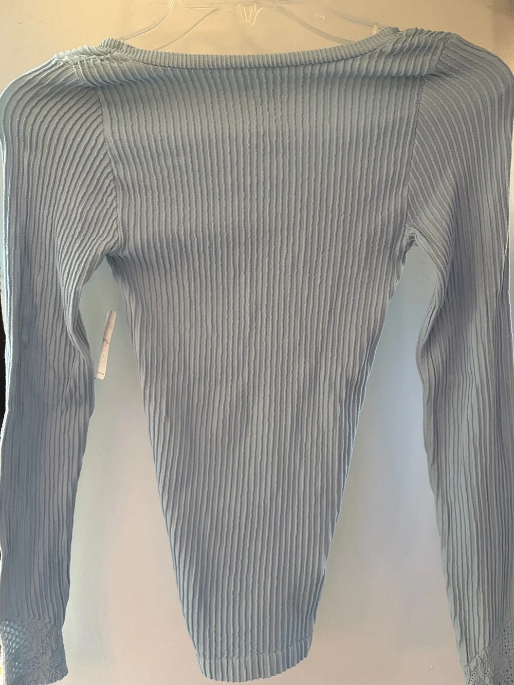 Free People Dynamic Duo Long Sleeve – Cashmere Blue M/L NWT